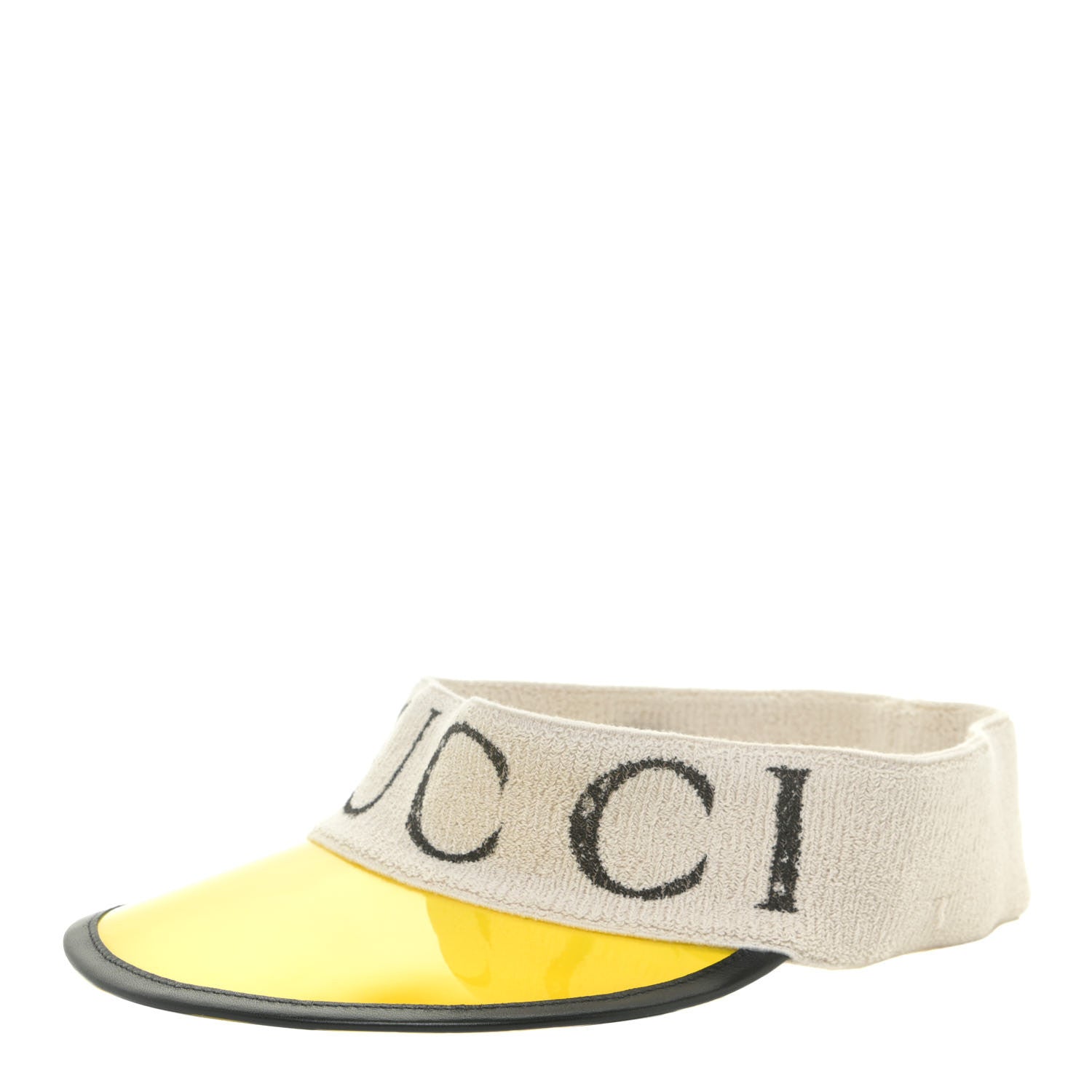 Gucci Vinyl Logo Visor S Yellow 1 of 7