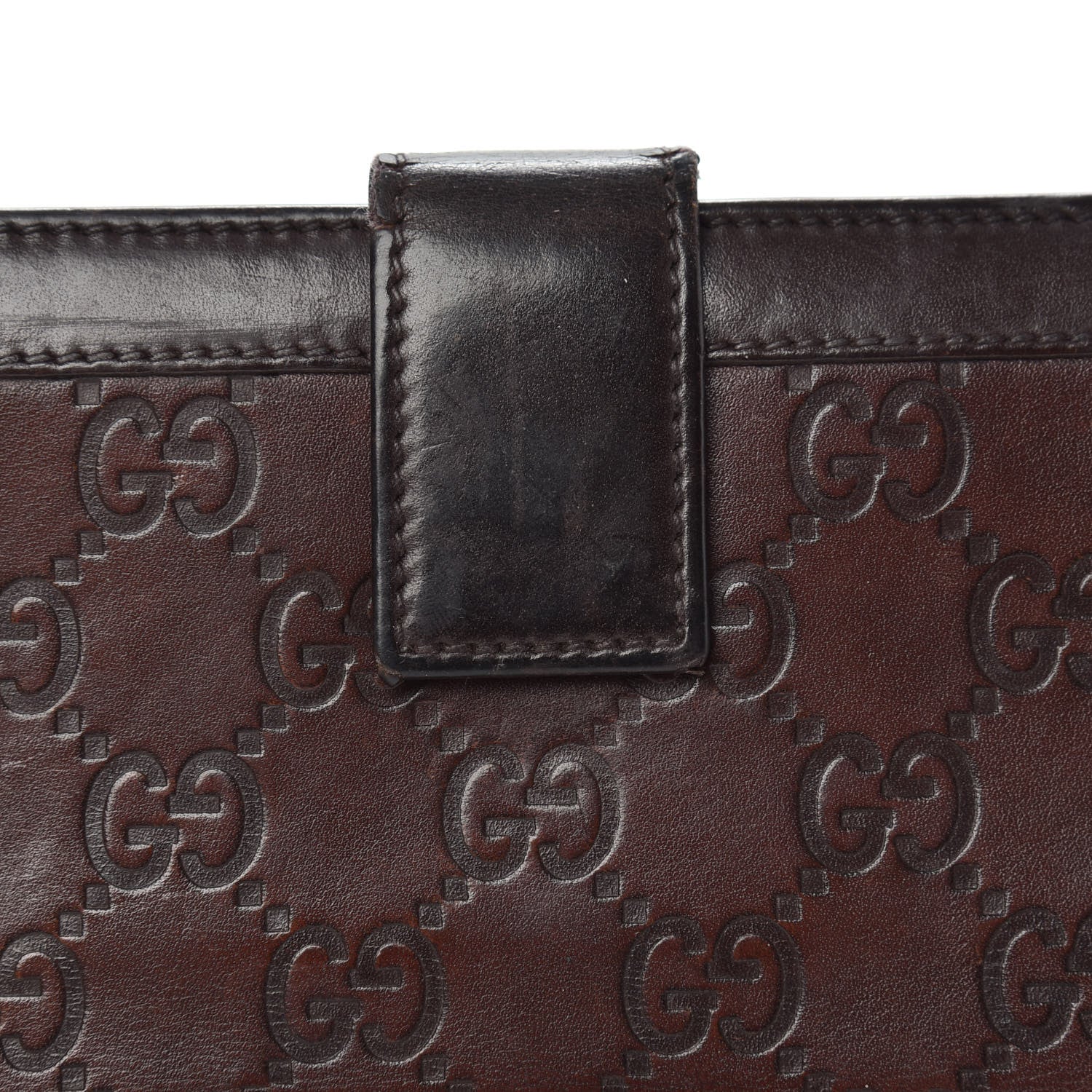 Gucci Guccissima Punch Continental Flap Wallet Brown 9 of 11
