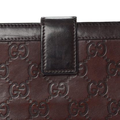 Gucci Guccissima Punch Continental Flap Wallet Brown 9 of 11