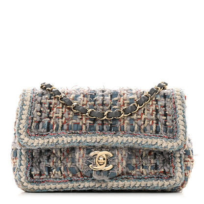 Chanel Tweed Braided Mini Rectangular Flap Multicolor 1 of 11