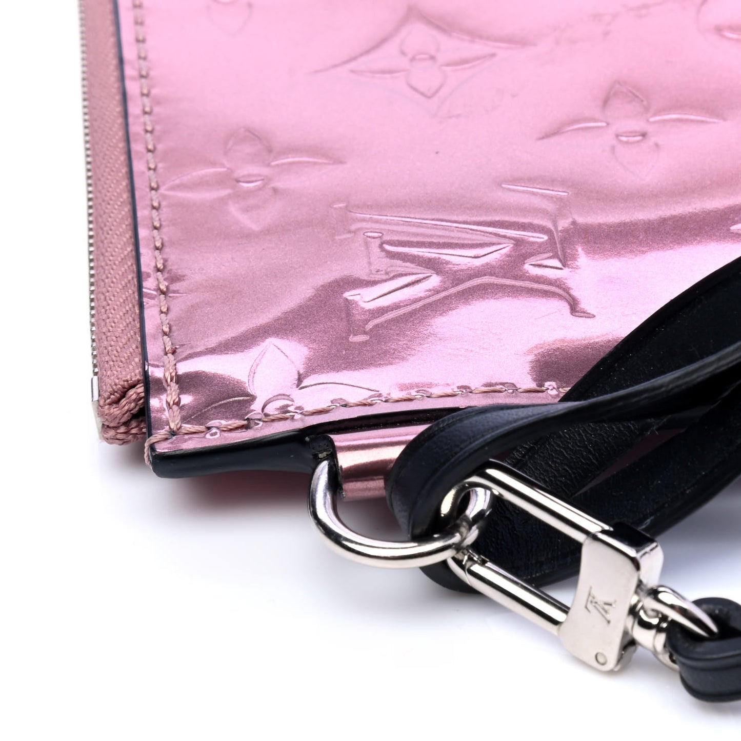Vernis Long Beach Neverfull PM Pochette Rose Cuivre