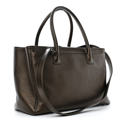 Chanel Metallic Deerskin Cerf Executive Shopper Tote Copper 3 of 12