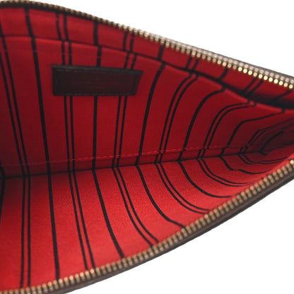 Louis Vuitton Damier Ebene Neverfull MM GM Pochette 5 of 8