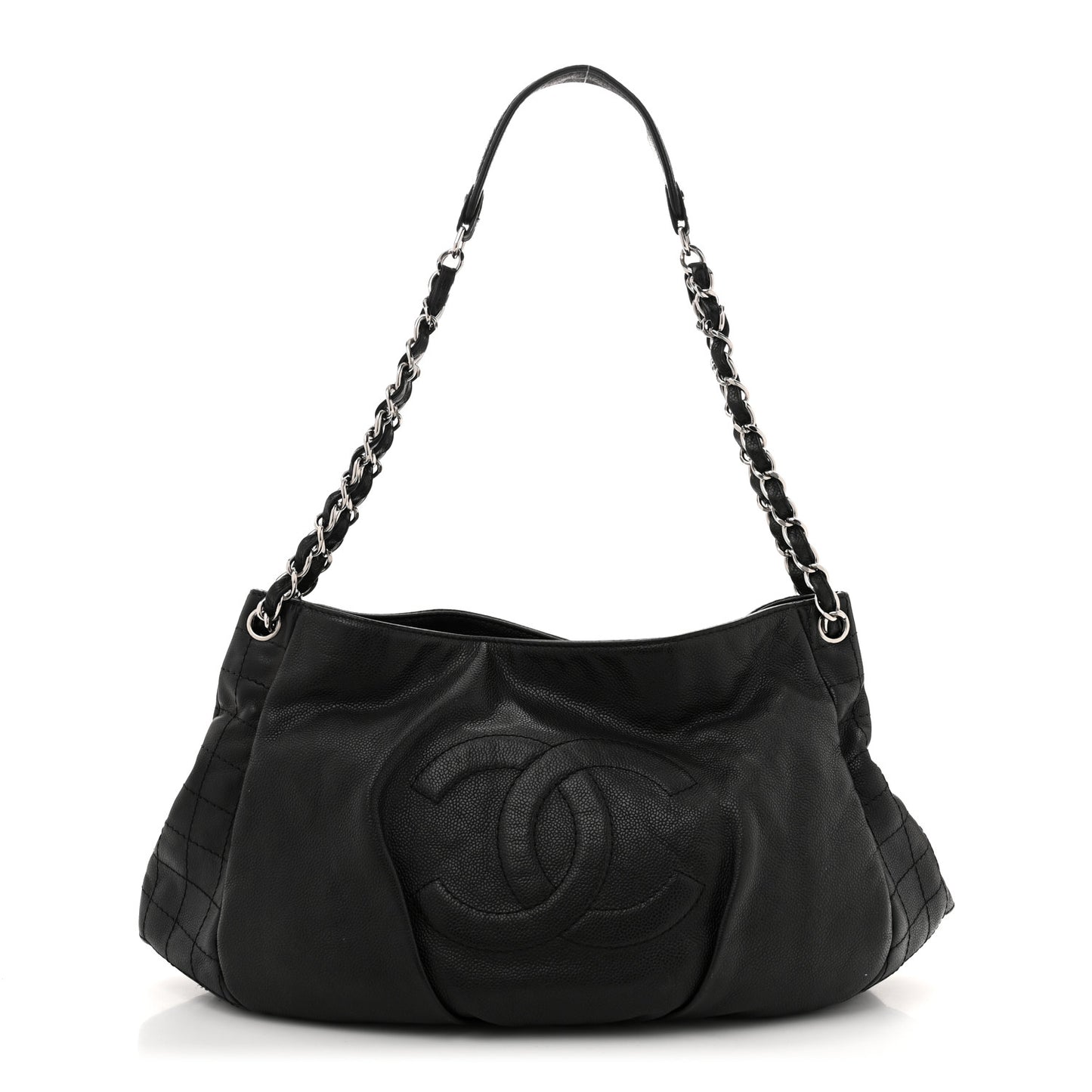 Caviar Timeless CC Shoulder Bag Black