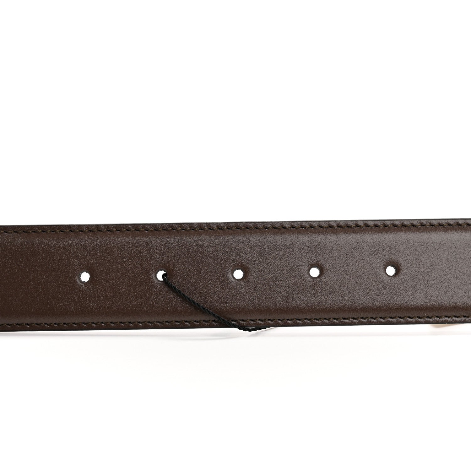 Gucci Smelit Calfskin Mens Interlocking G 35mm Belt 90 36 New Acero 3 of 5