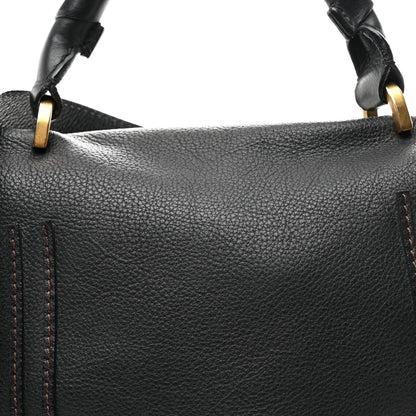 Chloe Calfskin Medium Marcie Top Handle Bag Black 8 of 11