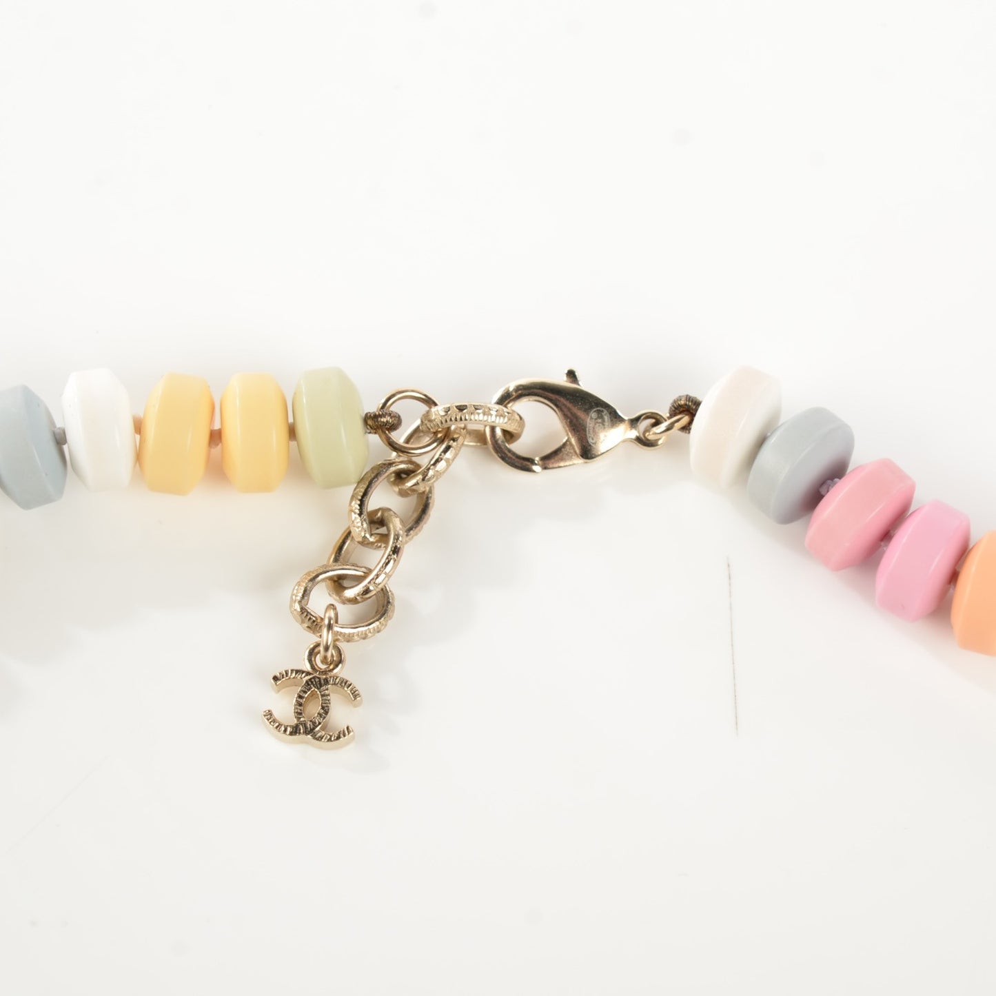 Candy CC Double Strand Necklace Multicolor