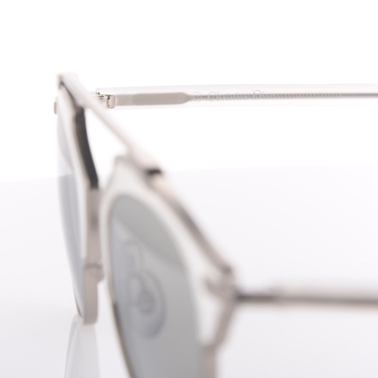 Mirrored So Real Sunglasses Matte Silver