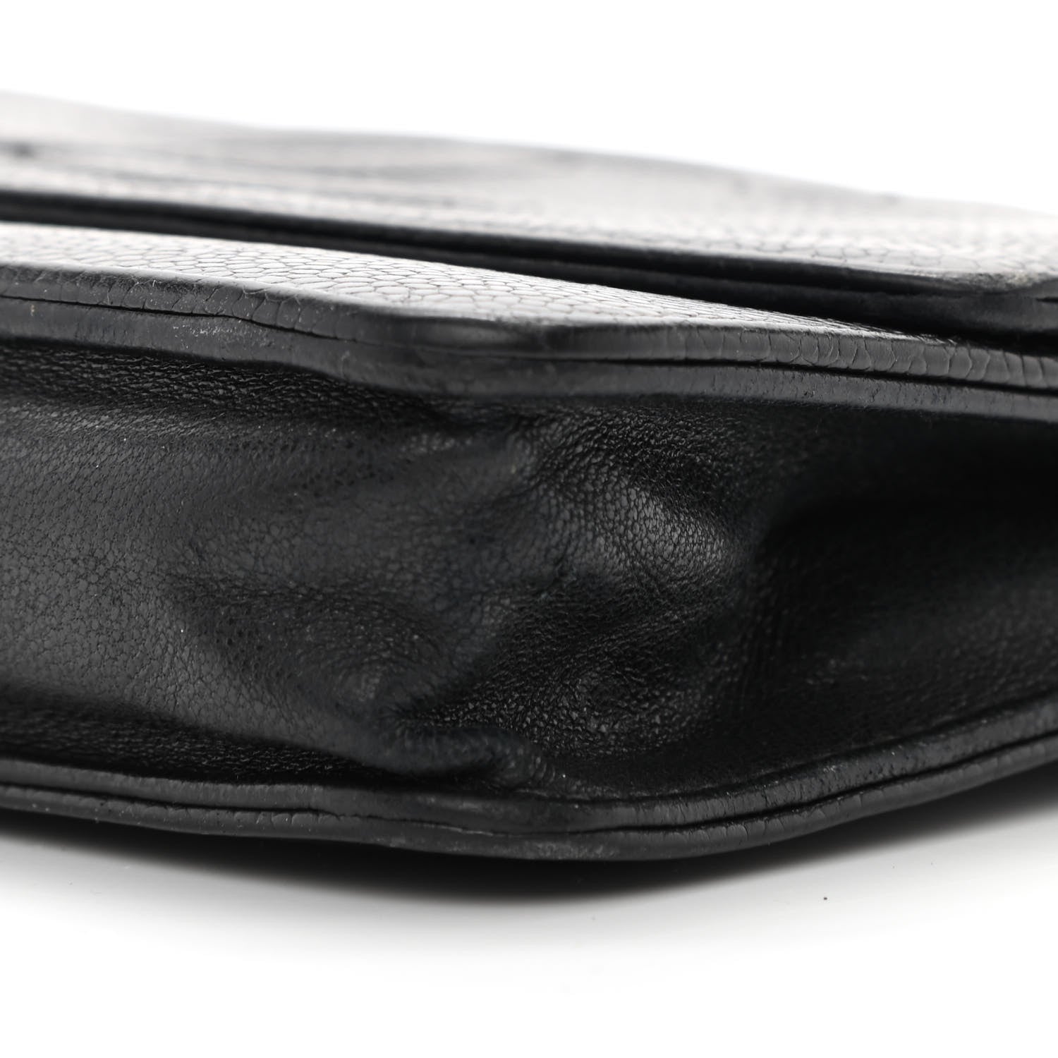 Chanel Caviar Timeless CC Wallet On Chain WOC Black 11 of 12