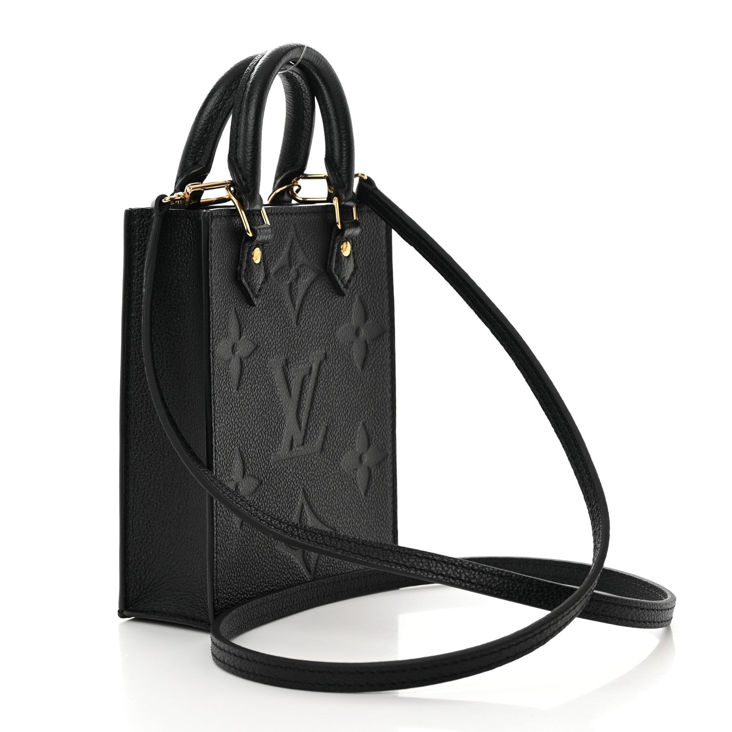 Louis Vuitton Empreinte Monogram Giant Petit Sac Plat Black 2 of 11