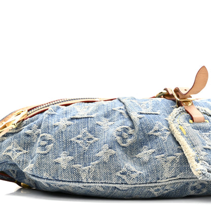 Louis Vuitton Monogram Denim High Rise Bumbag Blue 8 of 9