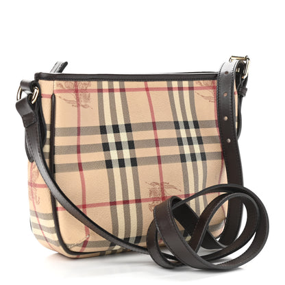 Burberry Haymarket Check Crossbody Black 2 of 8