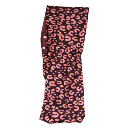 Louis Vuitton Silk Leopard Snood Scarf Mauve 5 of 6