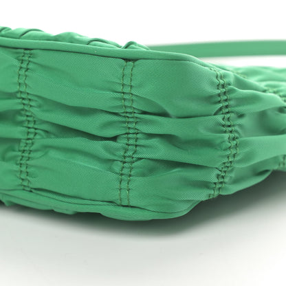 Prada Tessuto Nylon Gaufre Shoulder Bag Menta 11 of 11
