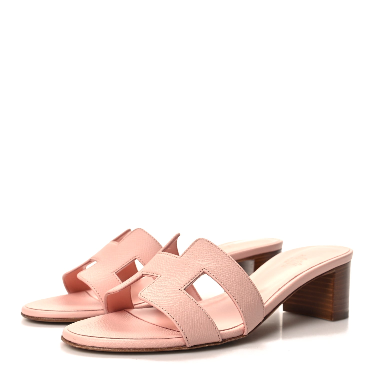 Hermes Epsom Oasis Sandals 39 Rose Aube 3 of 9