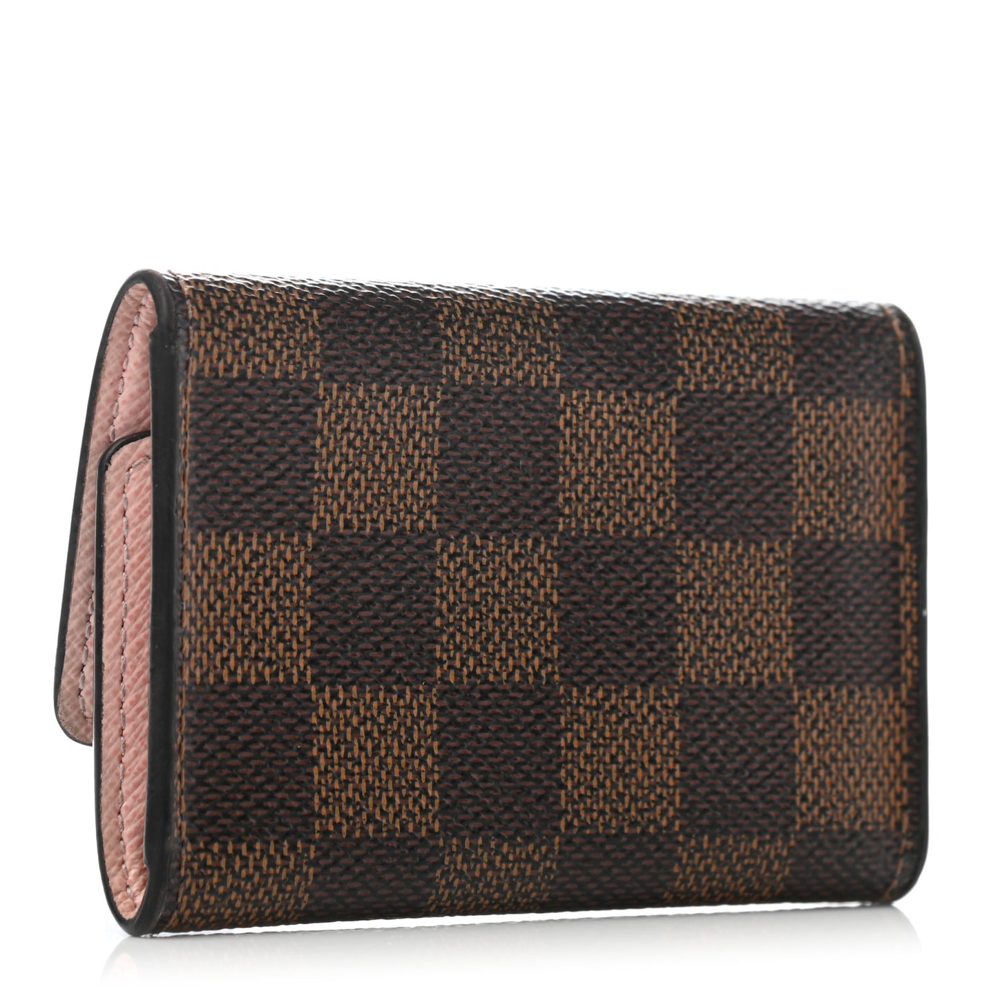 Damier Ebene Multicles 6 Key Holder Rose Ballerine