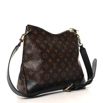 Louis Vuitton Monogram Odeon MM Black 3 of 9