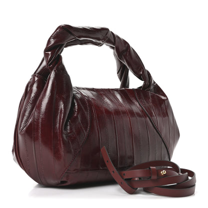 Fendi Inlaid Hagfish Pequin Small Spy Wine 3 of 11