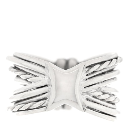 David Yurman Sterling Silver Diamond Angelika Maltese Ring 50 5.5 3 of 5