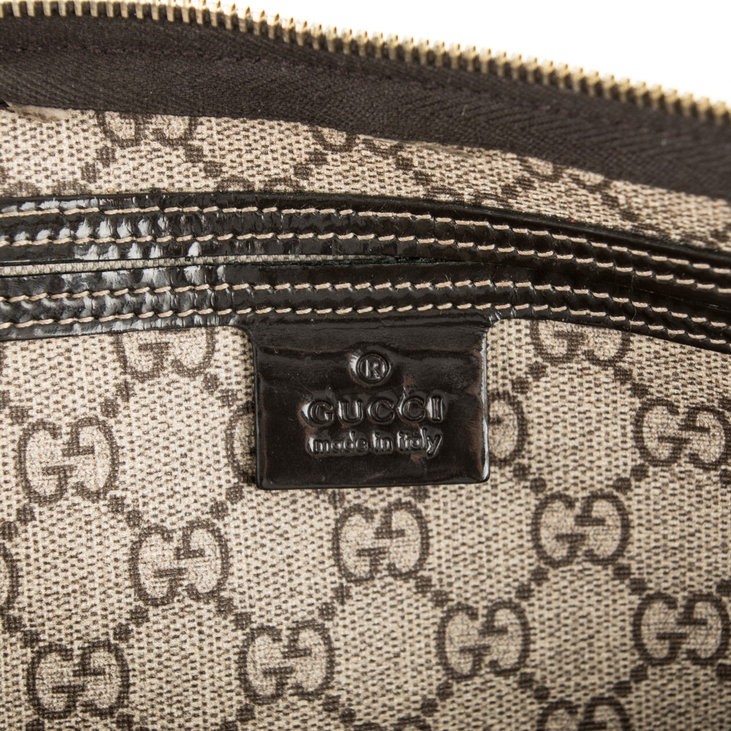 Gucci GG Plus Monogram Tattoo Heart Medium Joy Boston Dark Brown 7 of 8