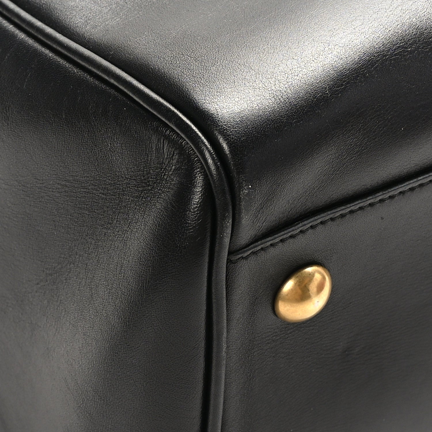 Saint Laurent Calfskin Classic Duffle 6 Black 8 of 12