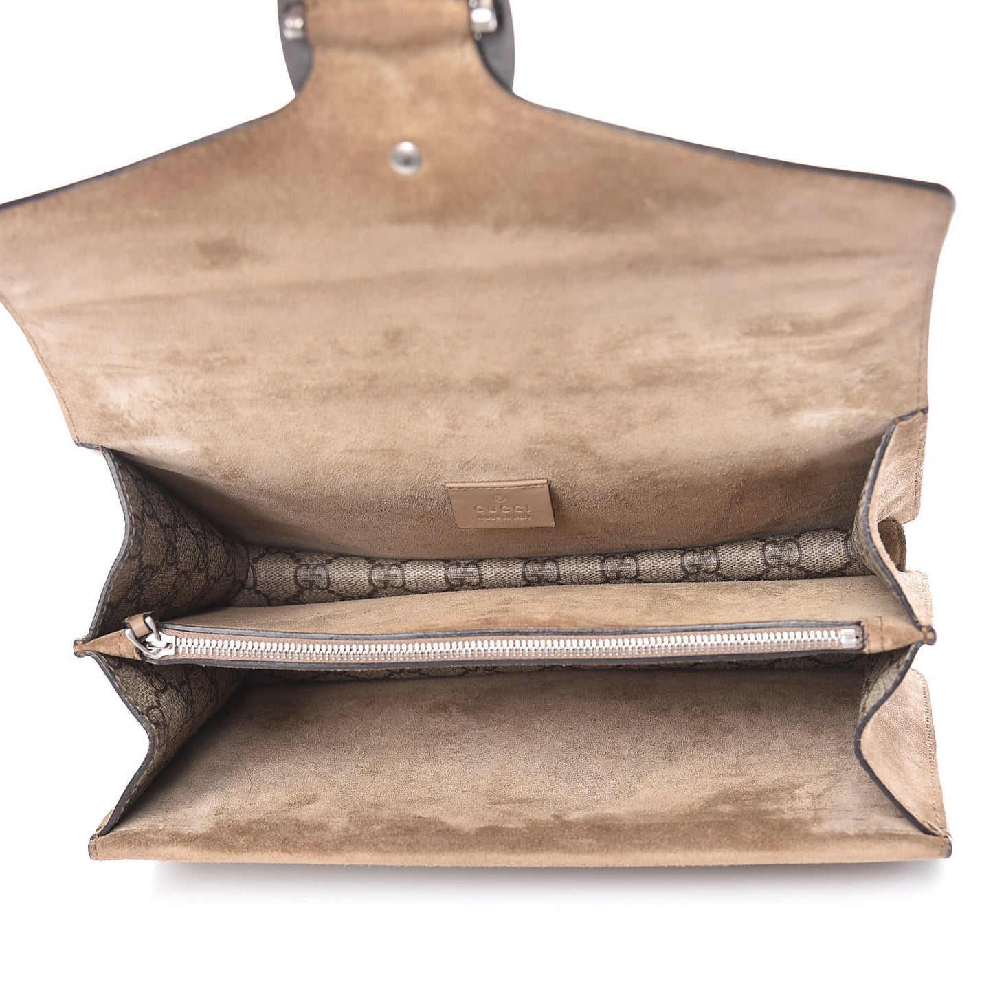 GG Supreme Monogram Small Dionysus Shoulder Bag Taupe