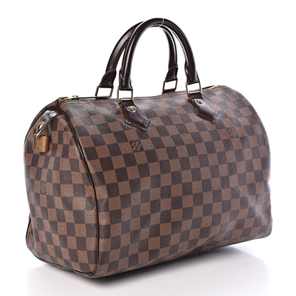 Louis Vuitton Damier Ebene Speedy 30 3 of 9