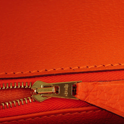 Hermes Togo Birkin 30 Orange 13 of 23
