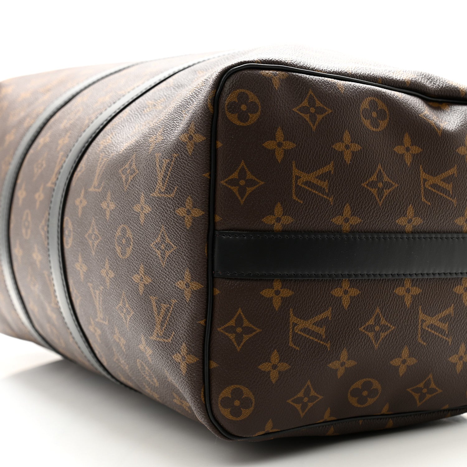 Louis Vuitton Monogram Macassar Keepall Bandouliere 45 9 of 10