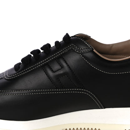 Hermes Calfskin Womens Quick Sneakers 38 Black 8 of 19