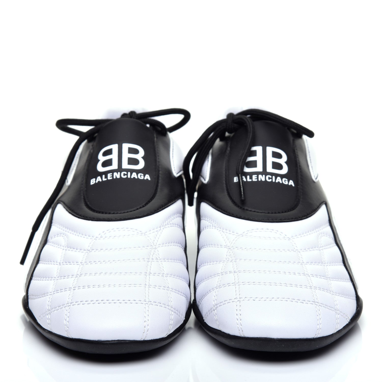 Balenciaga Polyurethane Womens Zen Sneakers 40 White Black 2 of 9