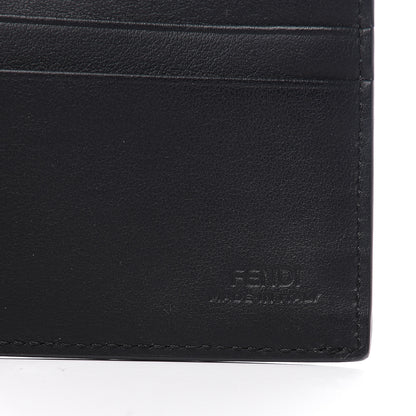 Fendi Vitello FF 1974 Embossed Bi-Fold Wallet Maya Black 5 of 7
