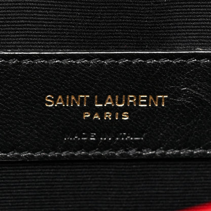 Saint Laurent Grain De Poudre Uptown Pouch Rouge Eros 7 of 10