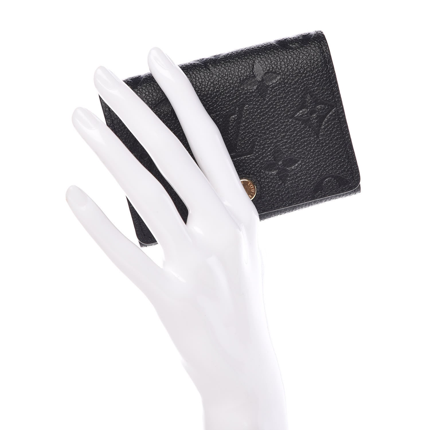 Louis Vuitton Empreinte Business Card Holder Black 2 of 8