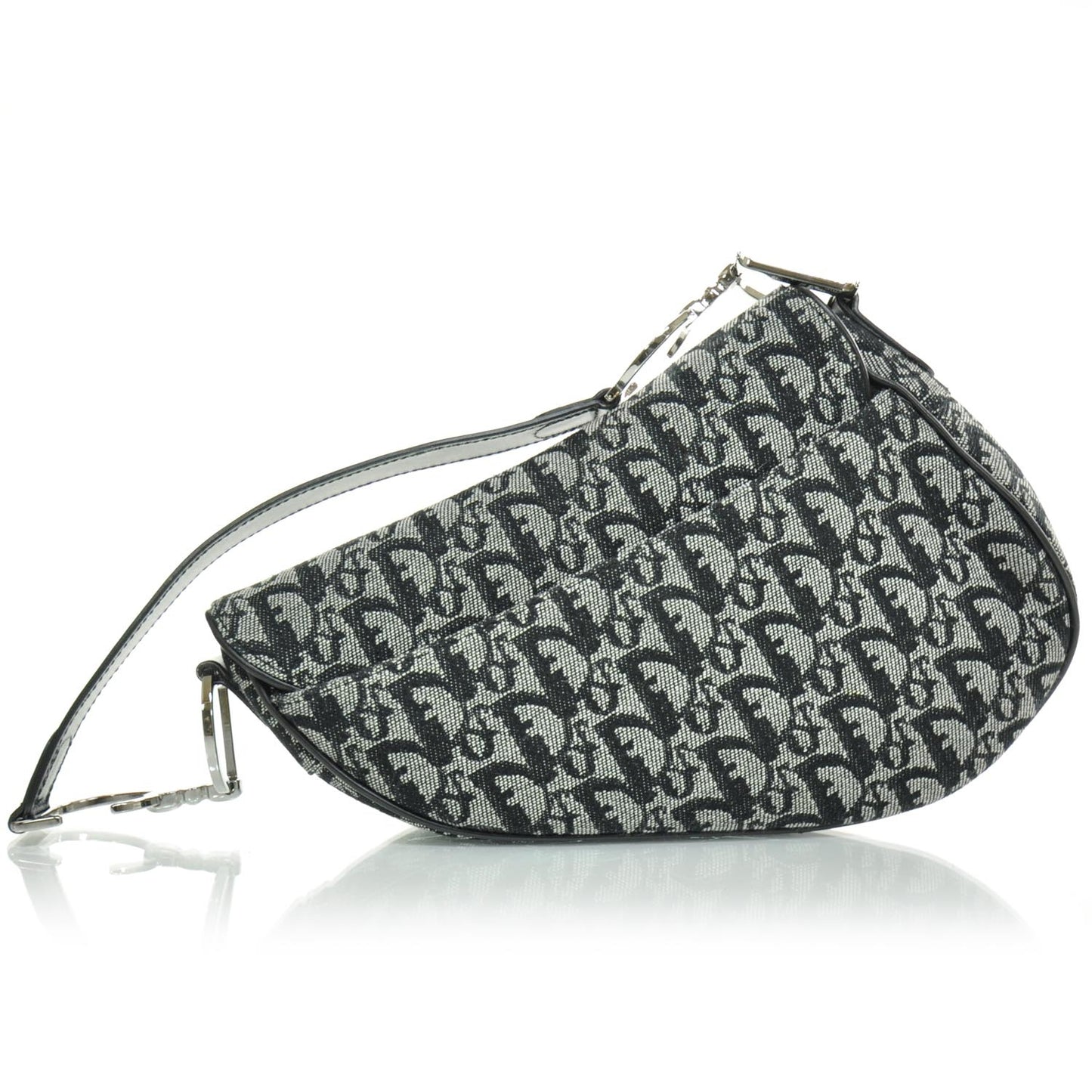 Monogram Saddle Bag Black