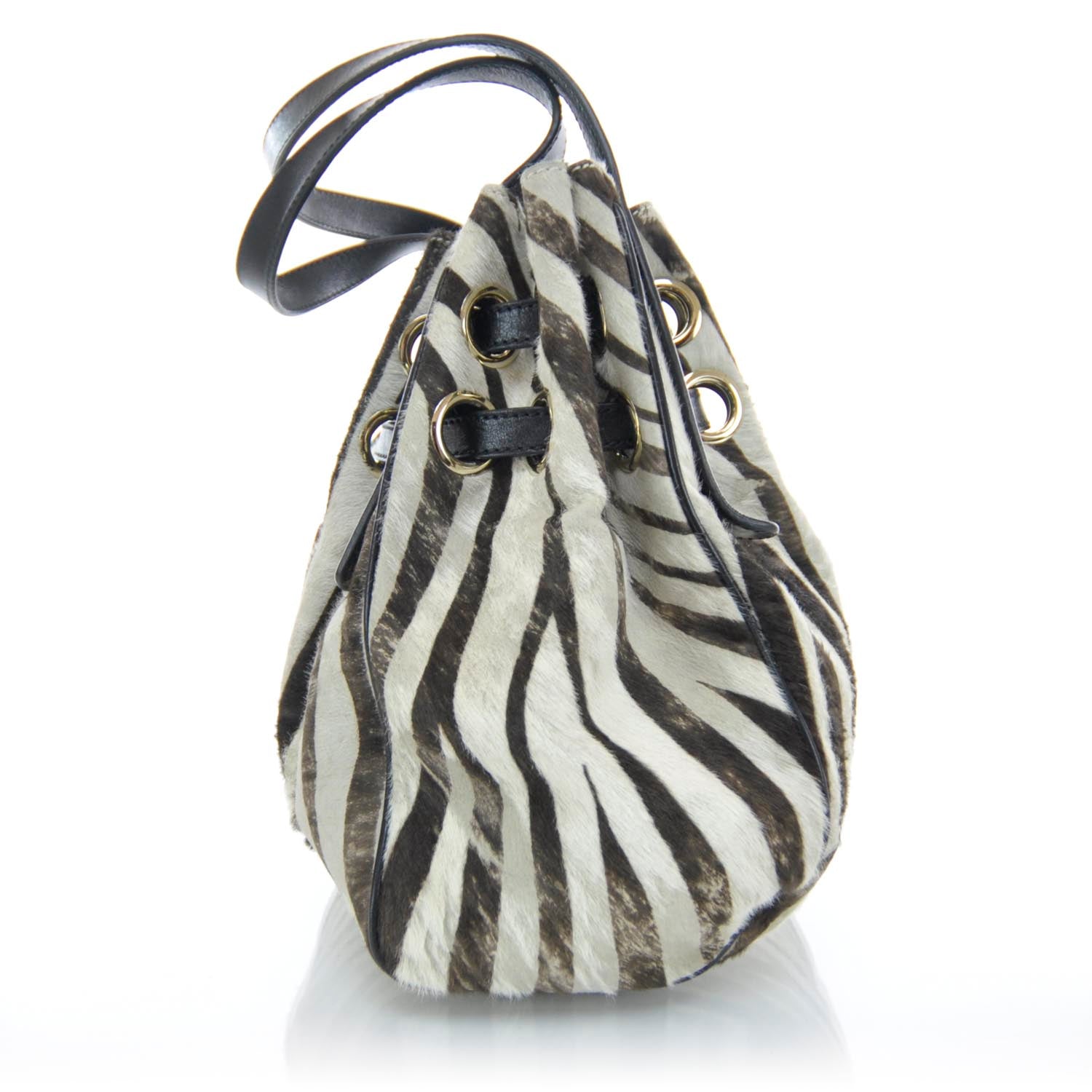 Jimmy Choo Pony Hair Zebra Print Ramona 6 of 9
