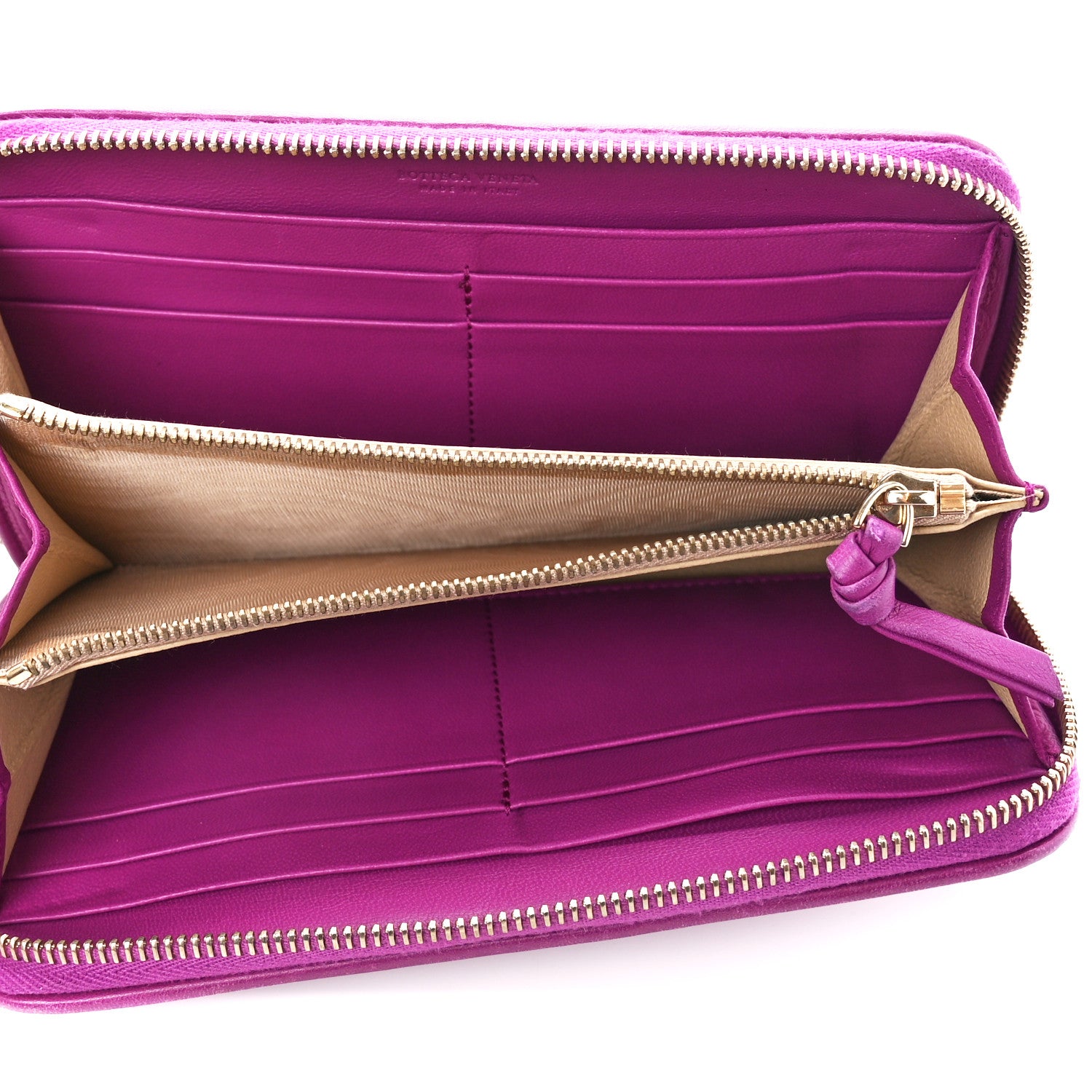 Bottega Veneta Nappa Intrecciato Zip Around Wallet Orchid 5 of 12
