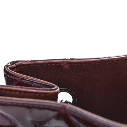 Chanel Patent Calfskin Quilted Reissue 2.55 Tote Burgundy 13 of 15
