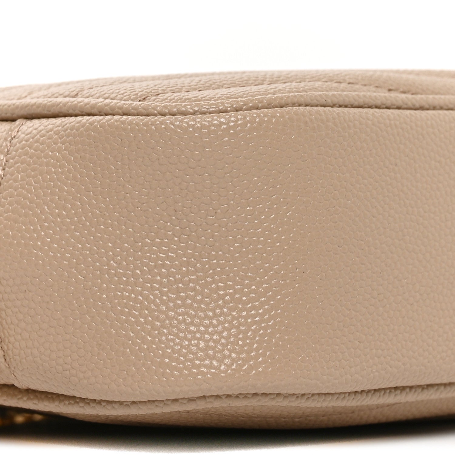 Saint Laurent Grain De Poudre Matelasse Monogram Mini Lou Camera Bag Dark Beige 9 of 11