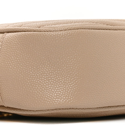 Saint Laurent Grain De Poudre Matelasse Monogram Mini Lou Camera Bag Dark Beige 9 of 11