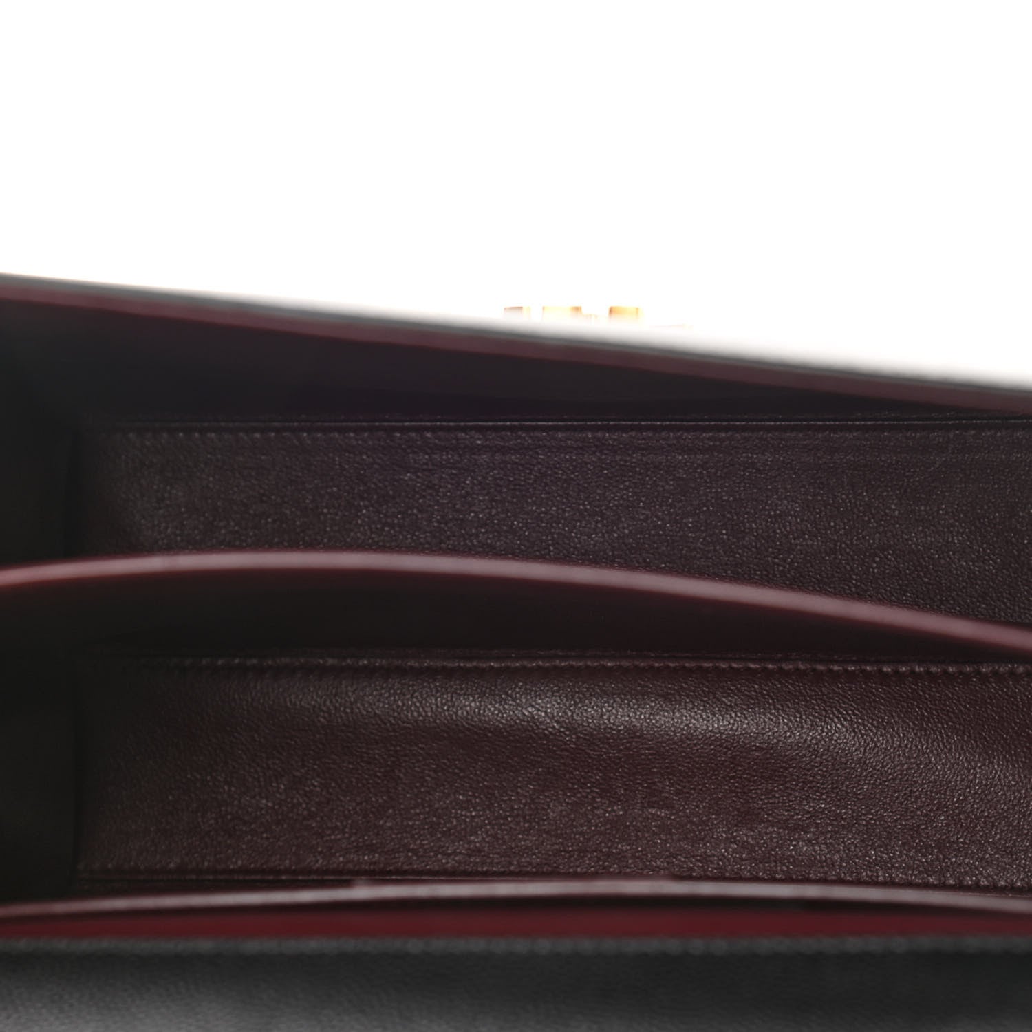 Saint Laurent Grain de Poudre Medium Classic Monogram Cassandra Top Handle Black Rouge Legion 5 of 10