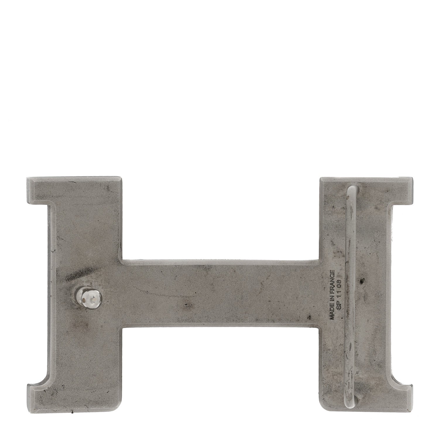 Hermes Brushed Palladium Constance Belt Buckle 3 of 4