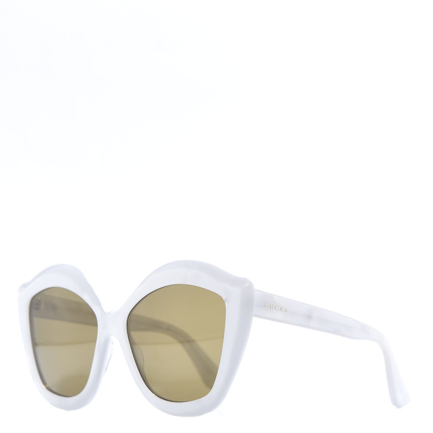 Cat Eye GG0117S Sunglasses White