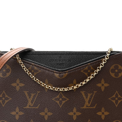 Louis Vuitton Monogram Pallas Clutch Black 8 of 13