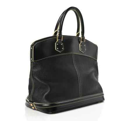 Louis Vuitton Suhali Lockit MM Black 3 of 8