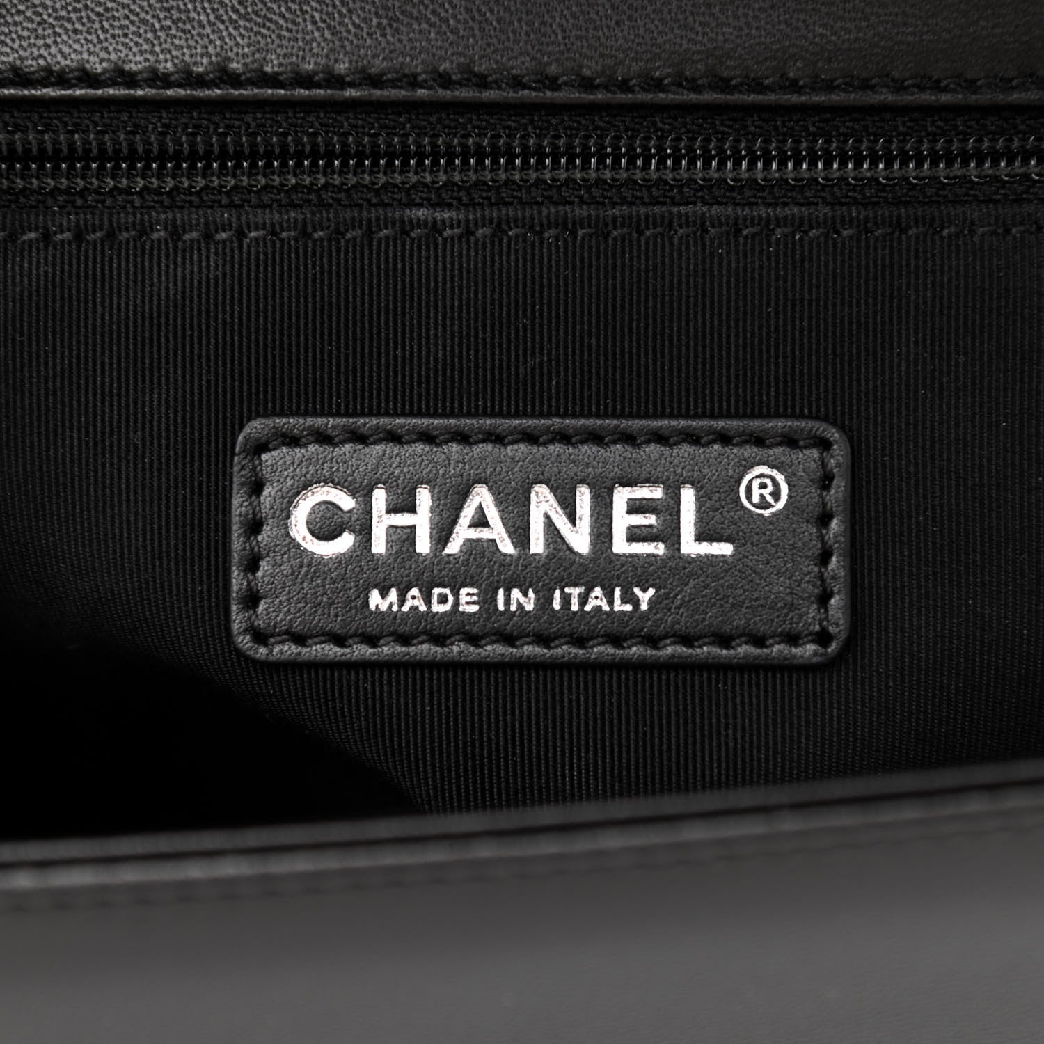 Chanel Lambskin Quilted Large Boy Flap Black 6 of 10