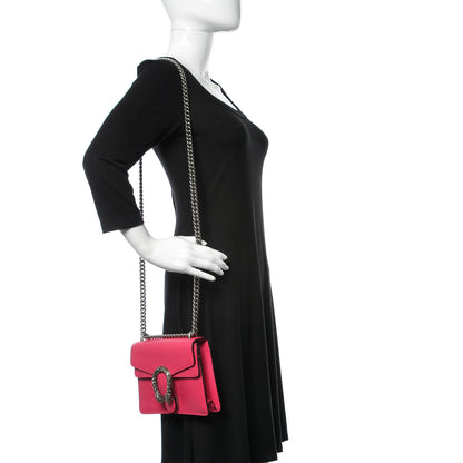Gucci Calfskin Mini Dionysus Shoulder Bag Box Pink 2 of 9