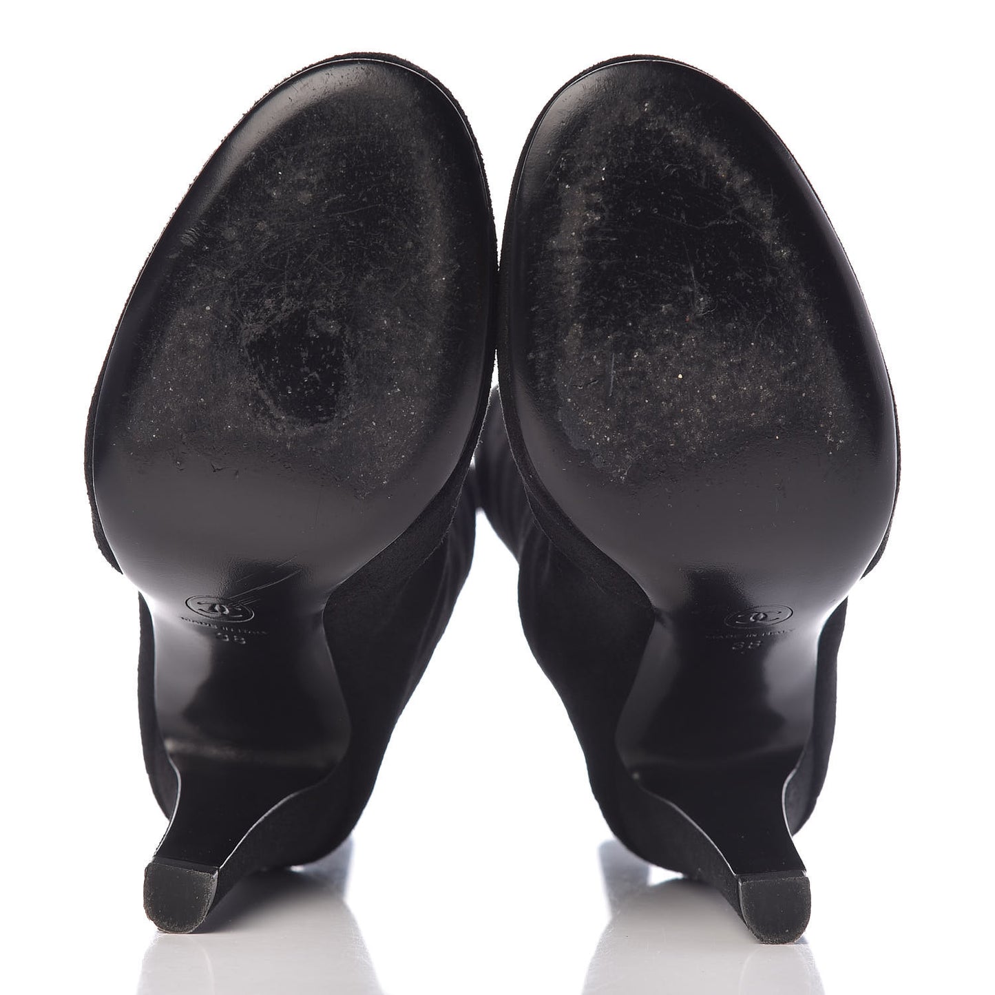 Suede Short Boots 38 Black