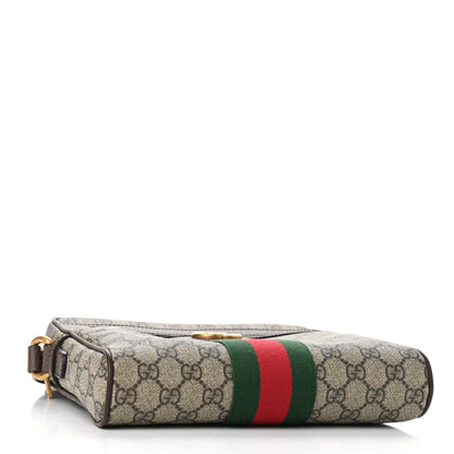 Gucci GG Supreme Monogram Web Small Ophidia Messenger Bag Brown 4 of 12