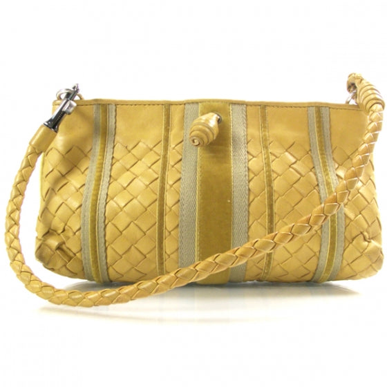 Bottega Veneta Nappa Intrecciato Mini Ponza Yellow 1 of 10